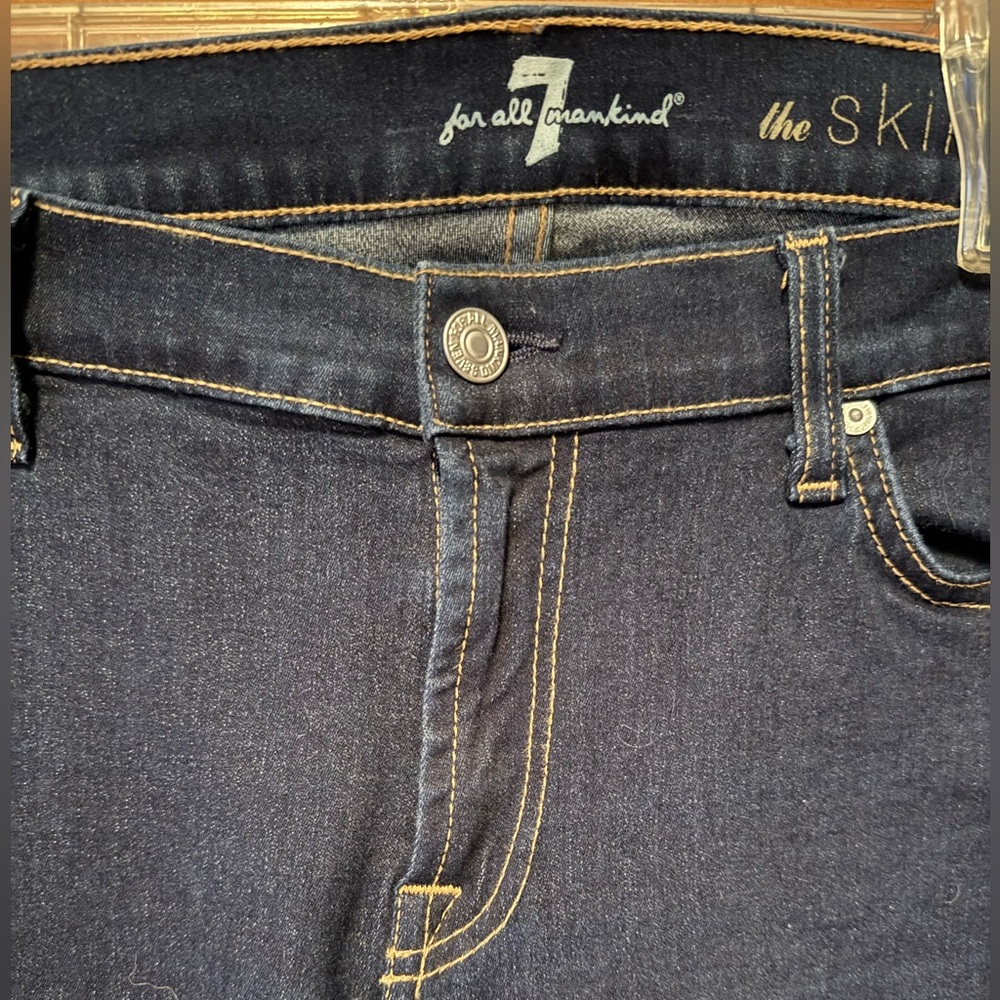 7 For All Mankind Indigo Skinny Jeans